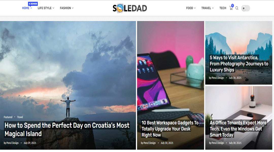Soledad - Multipurpose, Newspaper, Blog & WooCommerce WordPress Theme