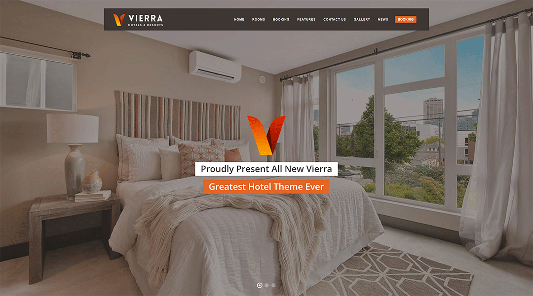 Vierra - WordPress hotel theme