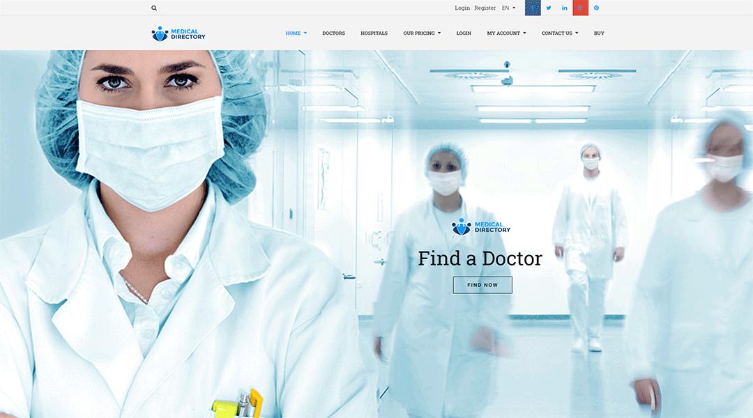 Medical directory - WordPress theme for the hospital and doctor directory websites