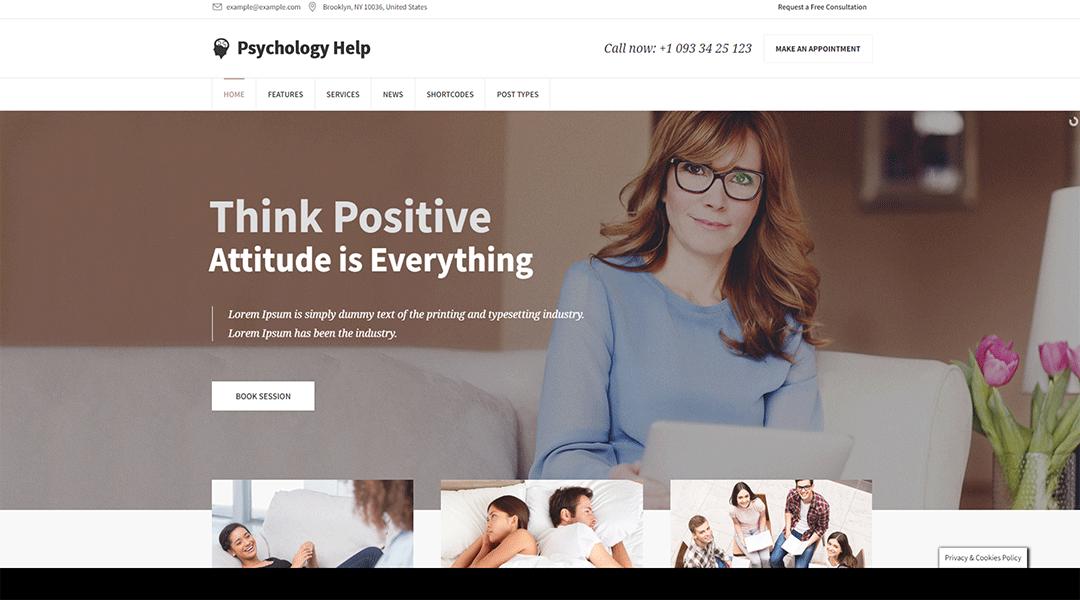 Psychology Help - wordpress Help theme for the practicing psychologists and psychiatrists