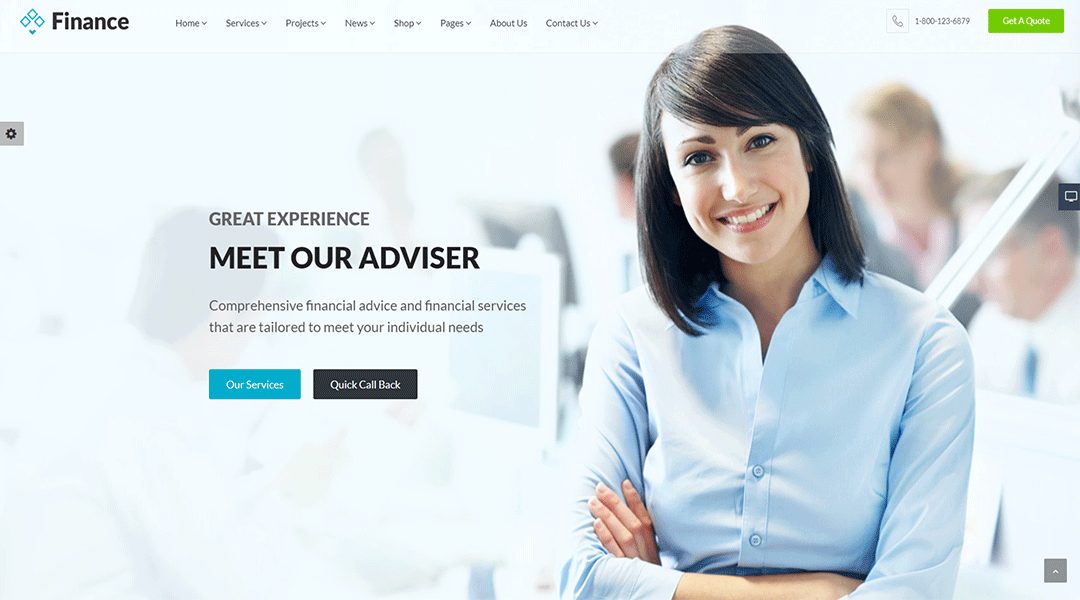 Finance - Business & Financial, Broker, Consulting, Accounting WordPress Theme