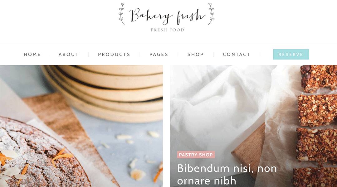 Bakeryfresh - piquant bakery wordpress theme