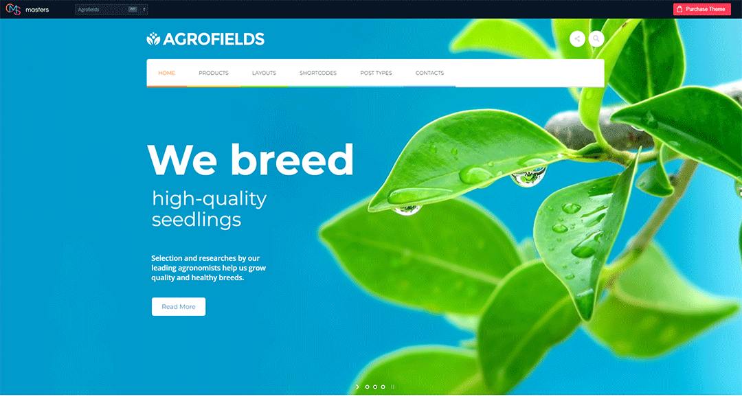 Agrofields - captivating retail WordPress theme