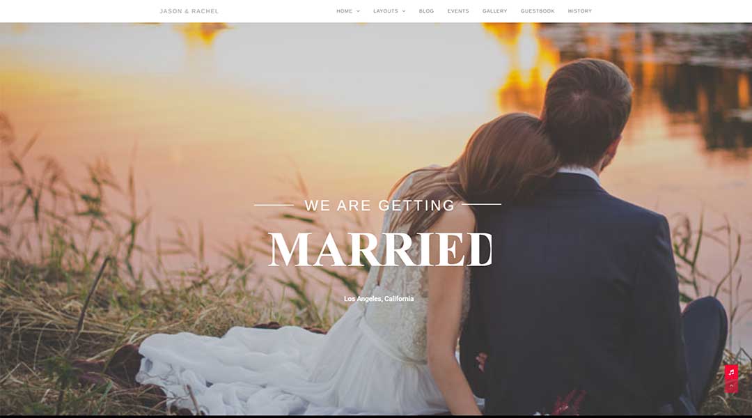 Qaween - WordPress theme for weddings