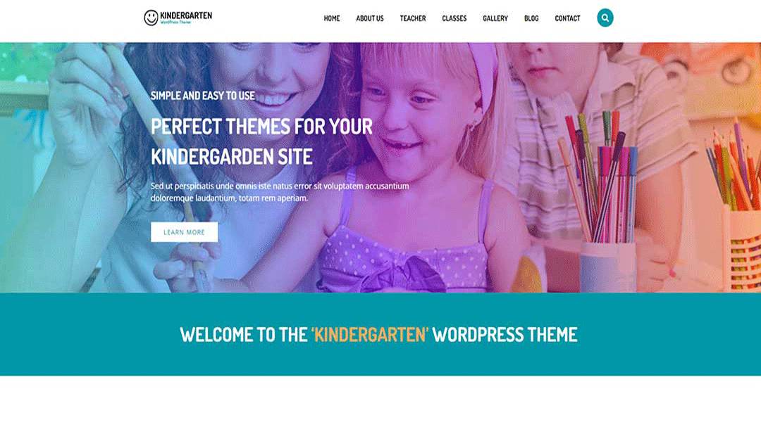 Kindergarten -  imaginative WordPress kids theme 