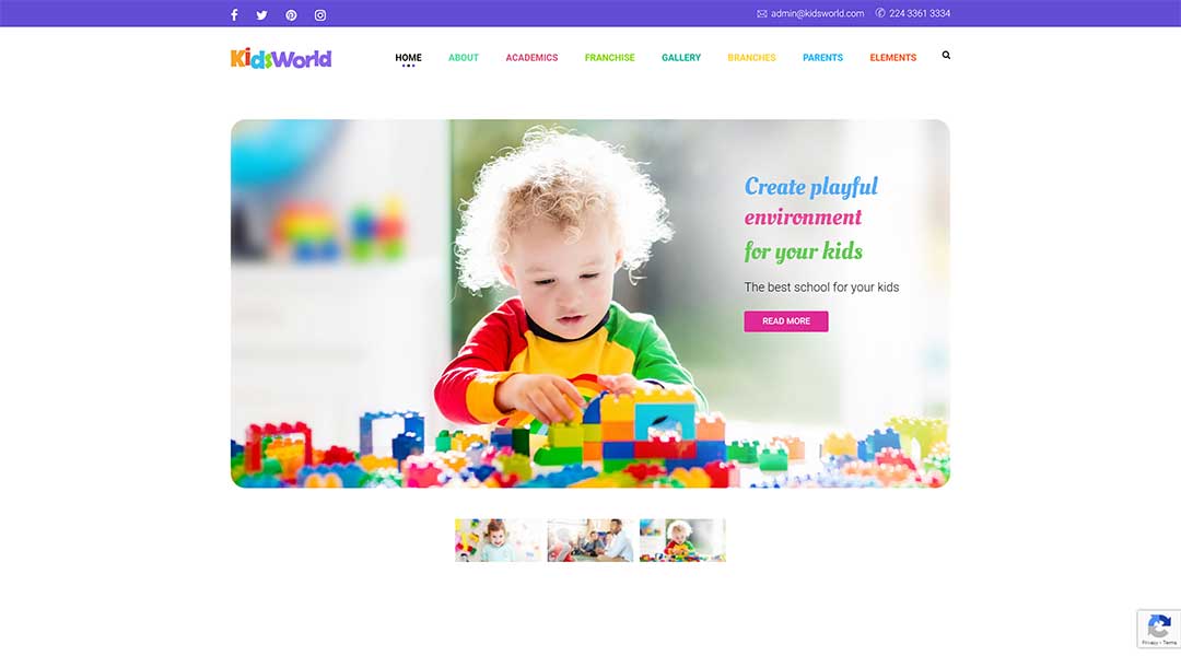 KidsHeaven - Children Education wordpress theme