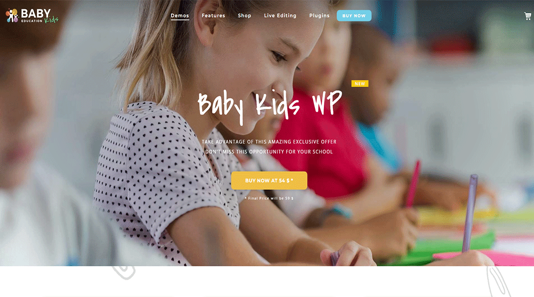 Babykids - Best responsive wordpress theme