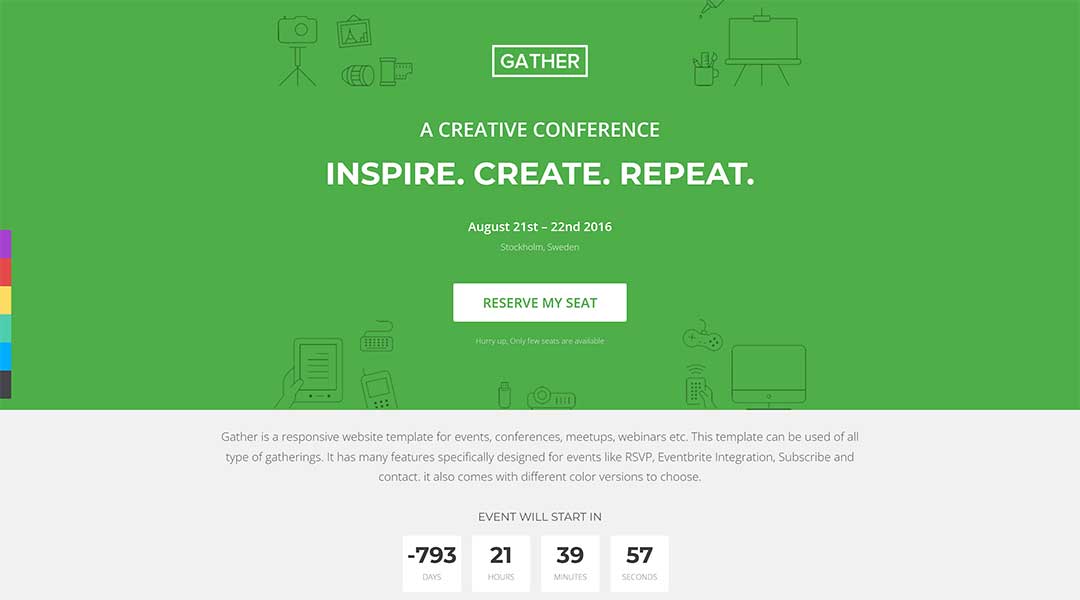 Gather - User friendly wordpress theme