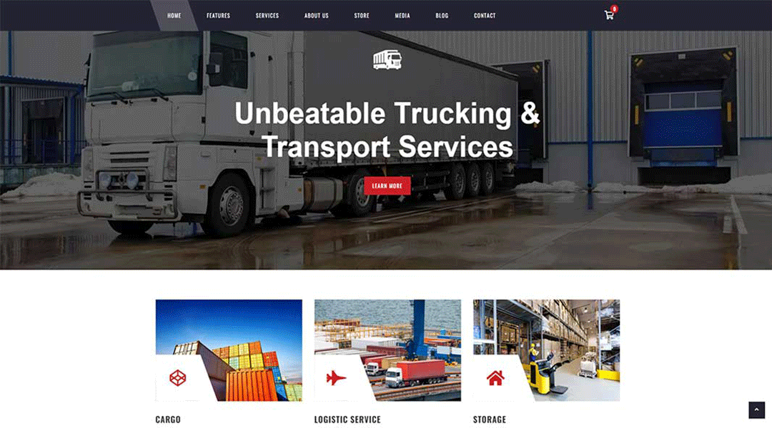 Transport - responsive transport WordPress theme 