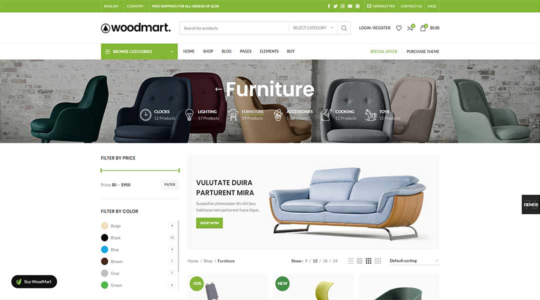 woodmart - modernized WooCommerce theme