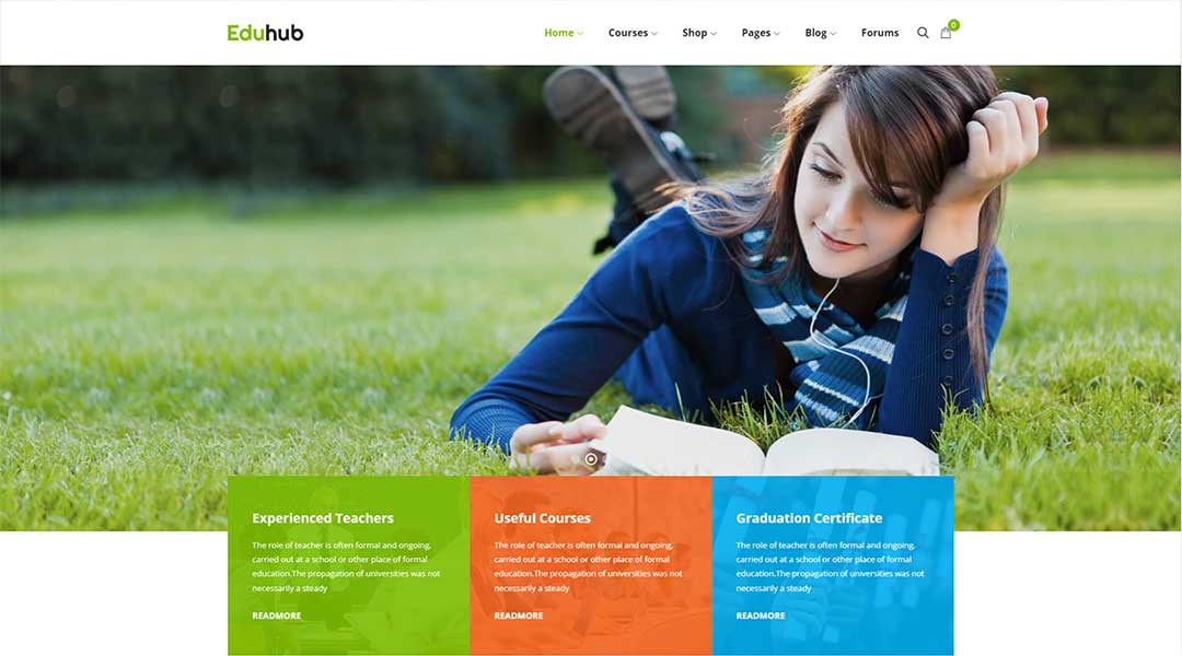 Eduhub - outstanding WordPress theme