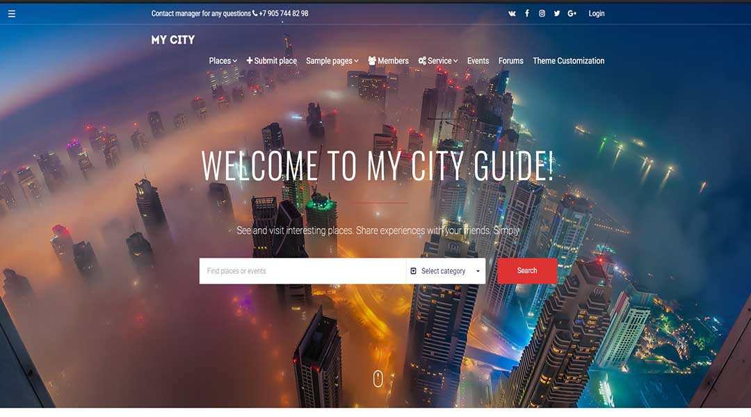 MyCity - Geolocation directory and events guide