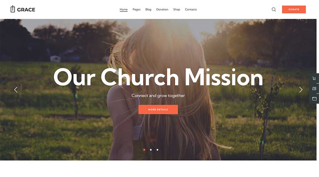 Grace – Church, Religion & Charity WordPress Theme
