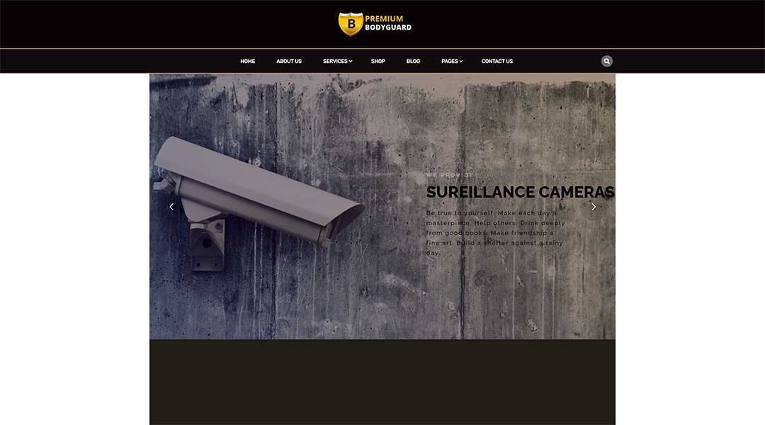 Bodyguard – Security and CCTV WP Theme