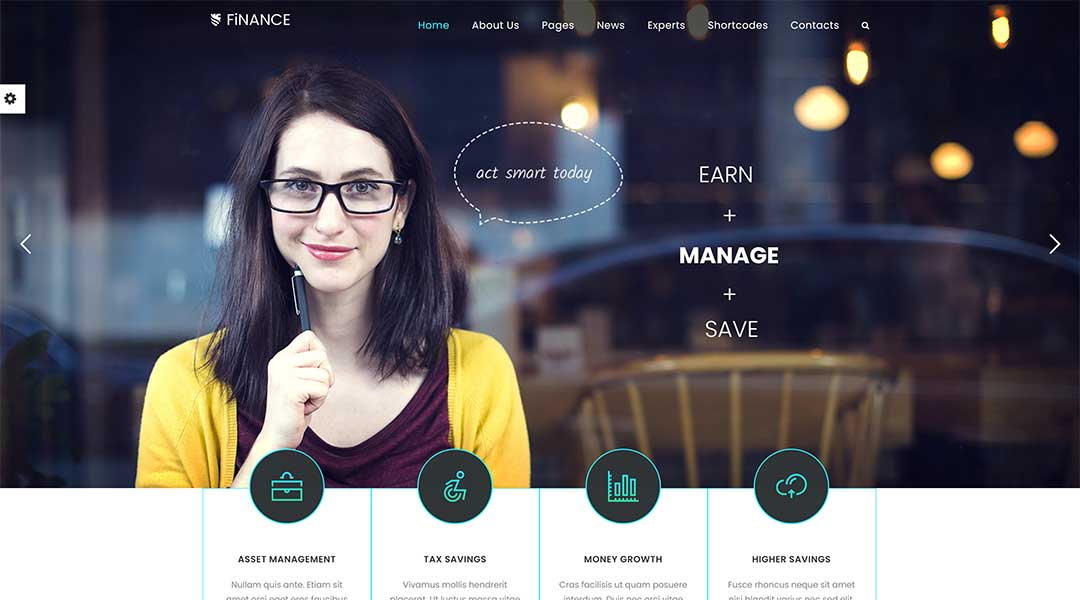 Finance Consultant - Consulting WordPress Theme