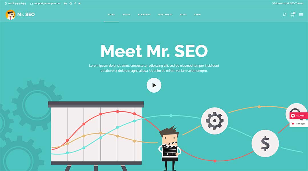 Mr.SEO - Social Media Marketing Agency Theme