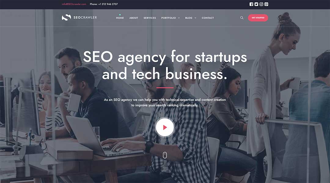 SEO Crawler - SEO & Marketing Agency WordPress