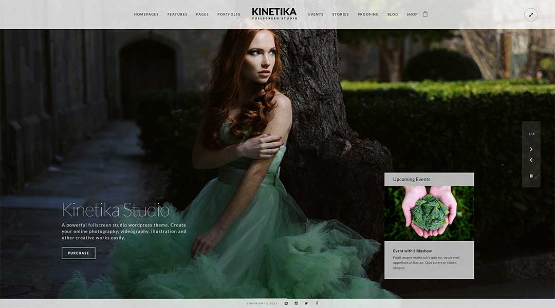 kinetika - Photography Theme for WordPress