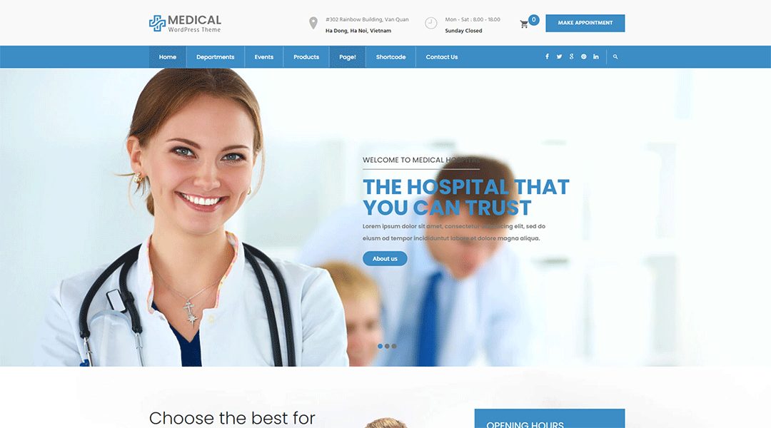 inMedical - Multi-purpose for healthcare WordPress Theme
