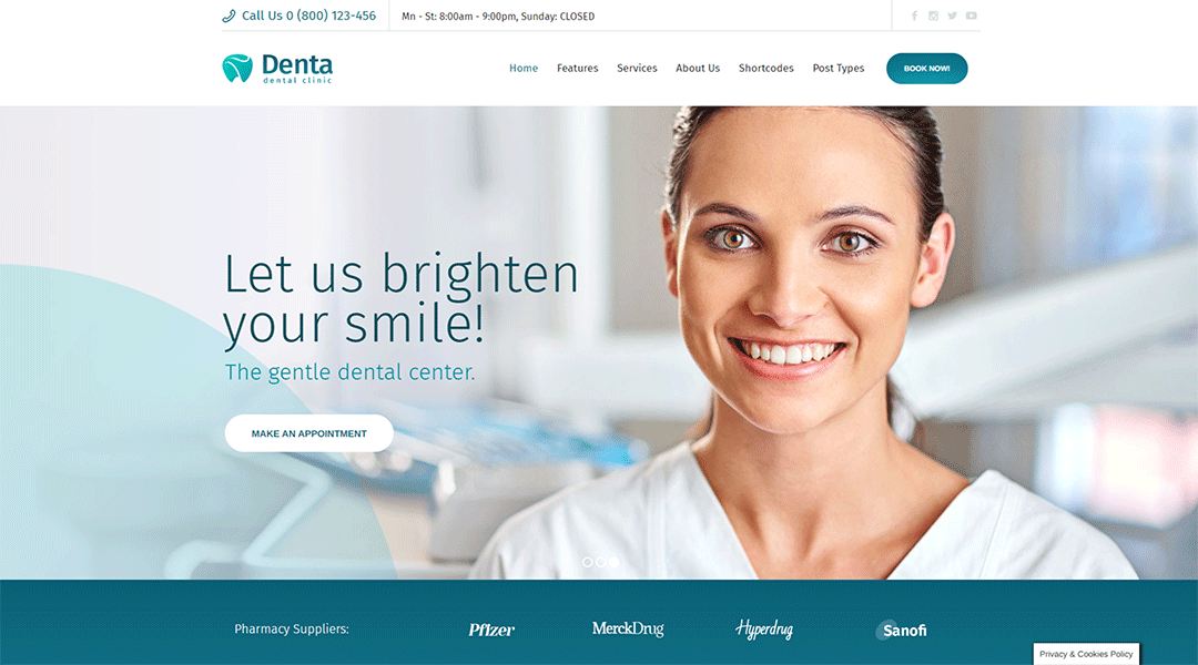 Denta - Dental Clinic WordPress Theme
