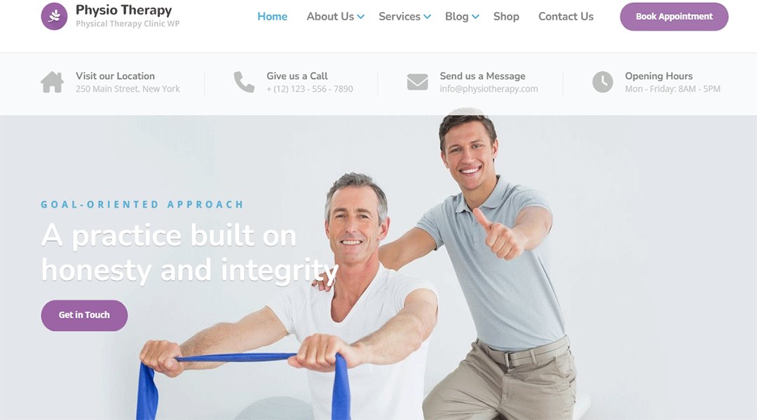 Physio - Physical Therapy & Medical Clinic WordPress Theme