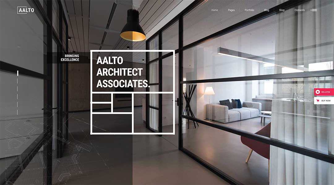 Aalto - Architecture and Interior Design WordPress Theme
