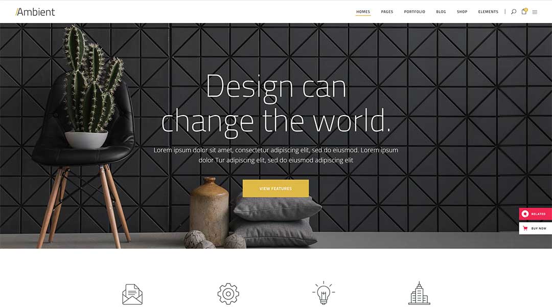 Ambient - Modern Interior Design and Decoration WordPress Theme