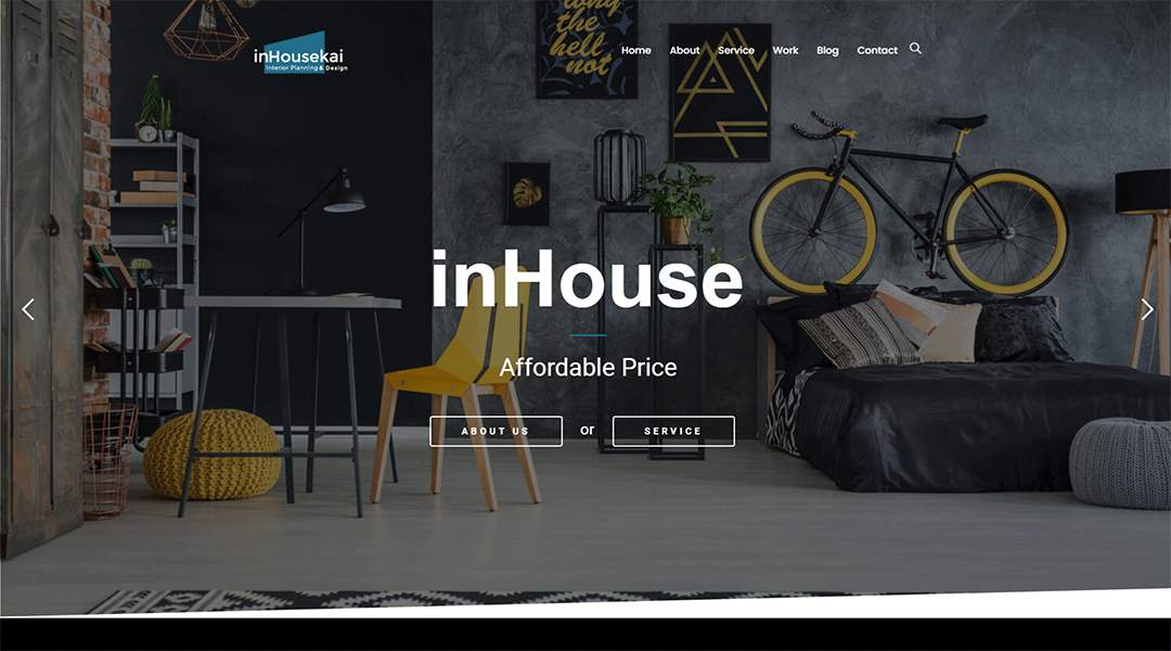 Inhousekai - Modern Design Interior WordPress Theme