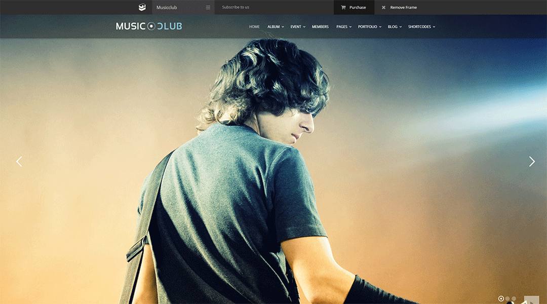 Music Club - BandParty WordPress theme