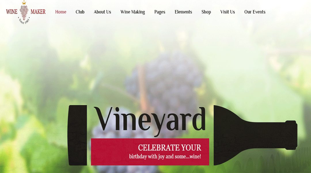 Wine Maker - Winery WordPress Shop