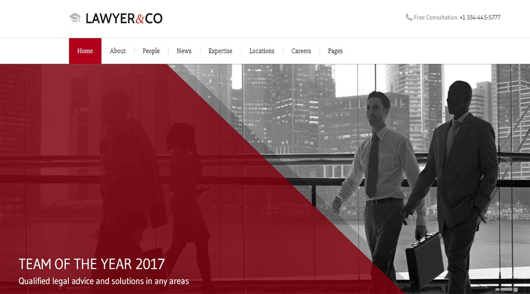 Lawyer&Co - WordPress Theme for Attorneys and Legal Firms 