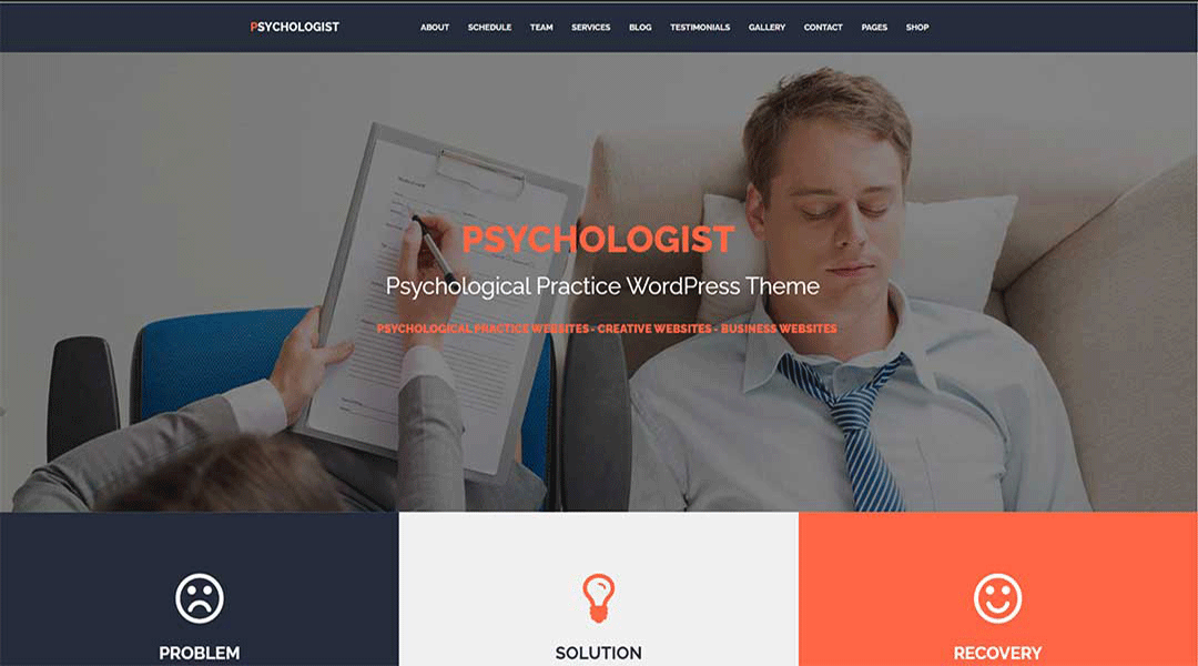 Psychologist - engaging WordPress theme