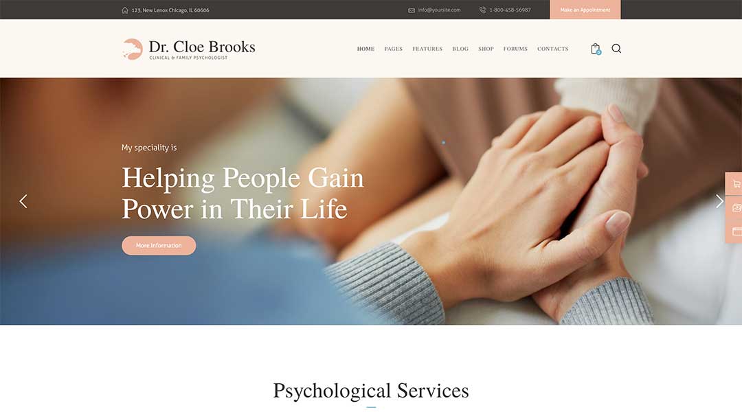 Cloe Brooks - Best responsive wordpress theme