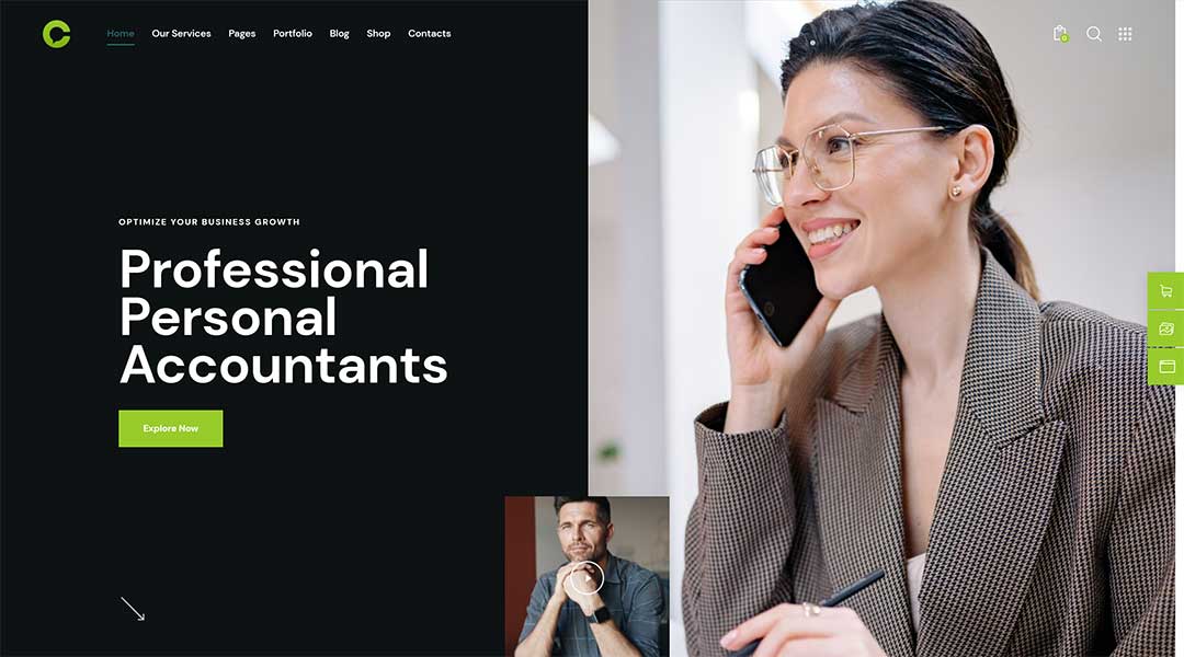 Consultor - A Business Financial Advisor WordPress Theme