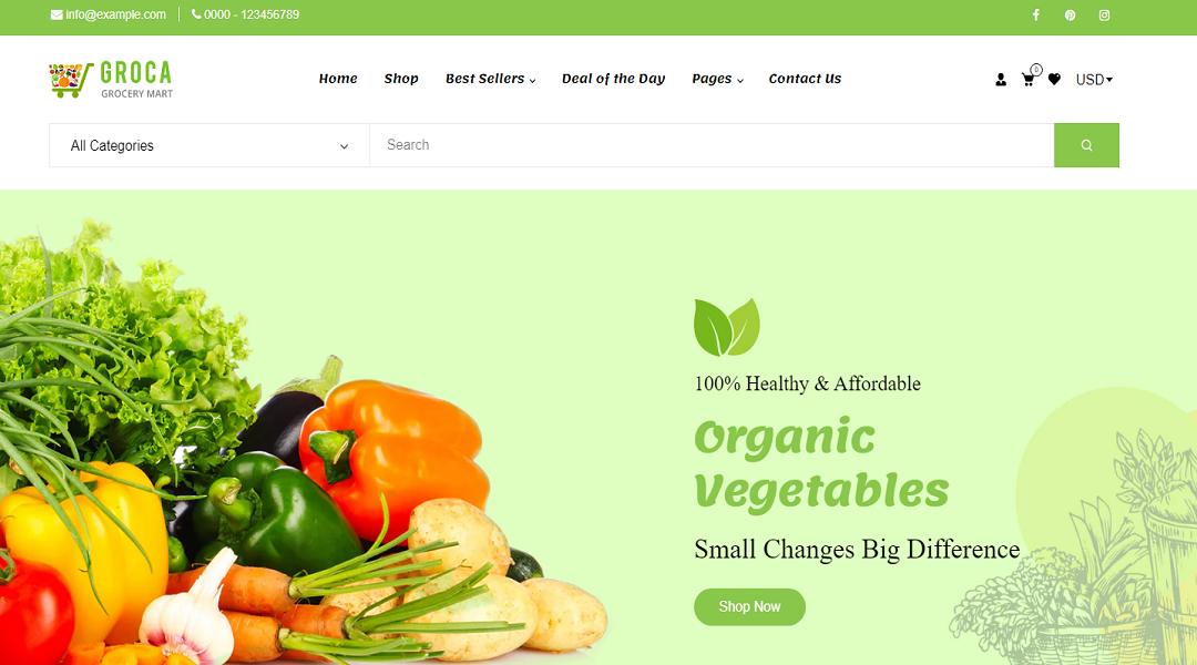 Groca - Shopify Grocery Store Theme