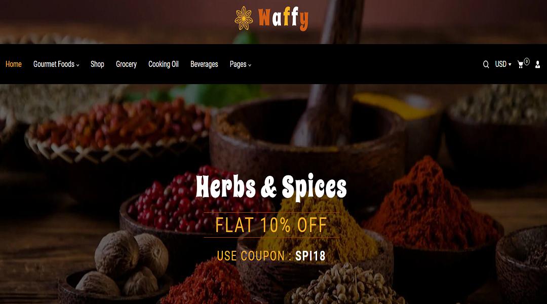 Waffy - Organic Store Shopify Theme
