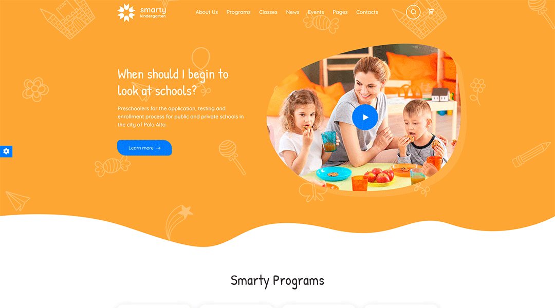 Smarty - School Kindergarten WordPress theme
