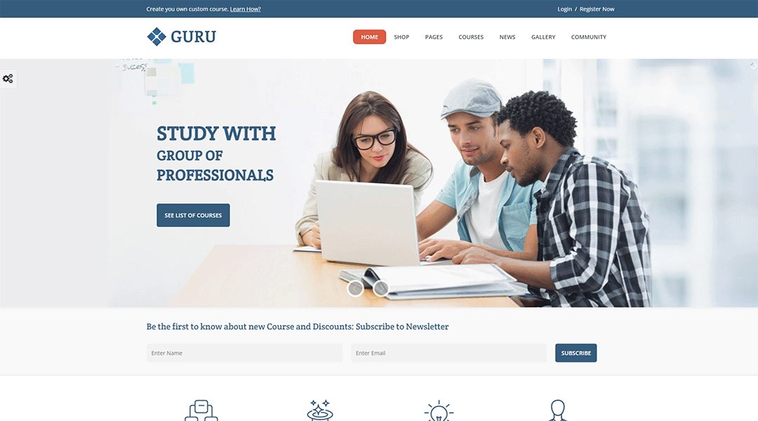 Guru - Learning Management WordPress