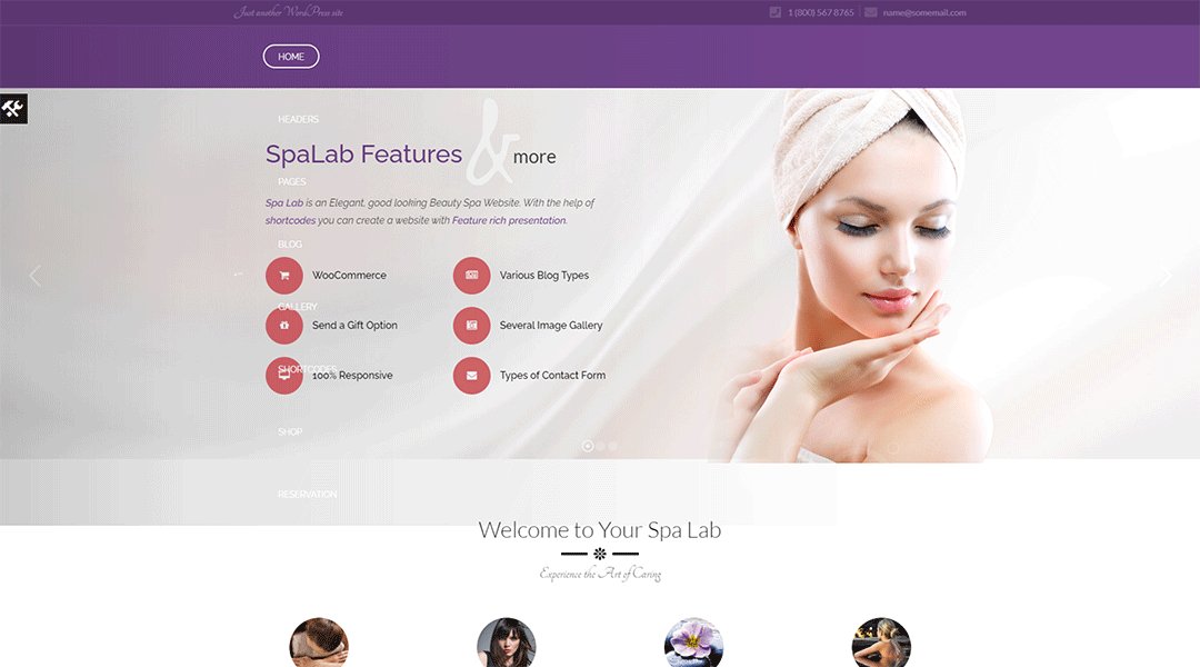  Spa Lab - Beauty WordPress Theme