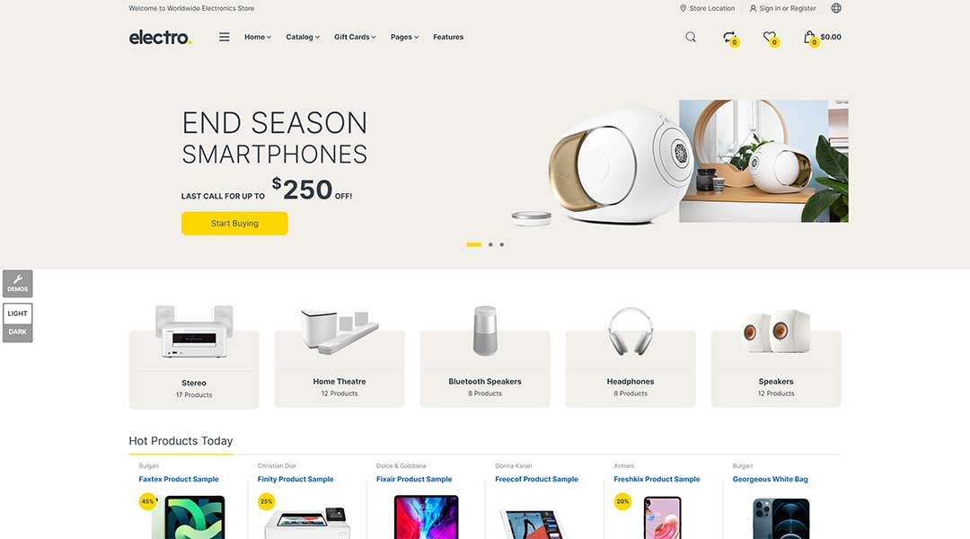Electro - Best Selling Shopify themes