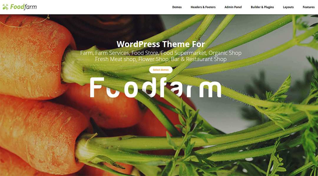 Foodfarm - magnificent retail WordPress theme
